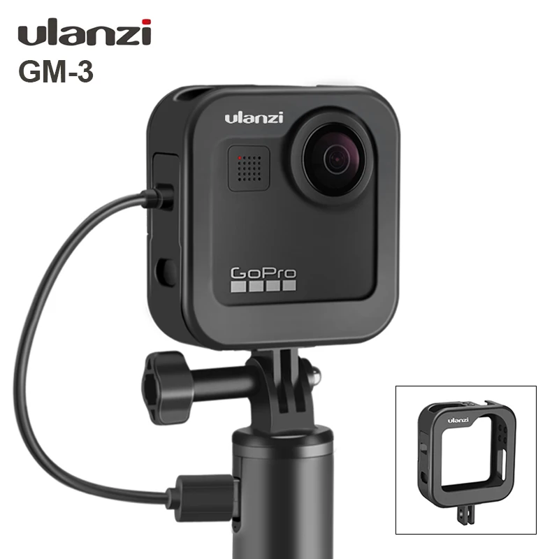 Ulanzi металлический чехол для Gopro Max Vlog с дизайном холодной обуви переносная клетка
