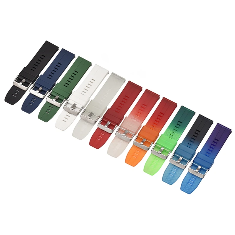 22mm Sport Silicone Strap Suitable GT Smart Watch and Raw Ear TPU Band Universal Belt Multiple Colors Available | Спорт и