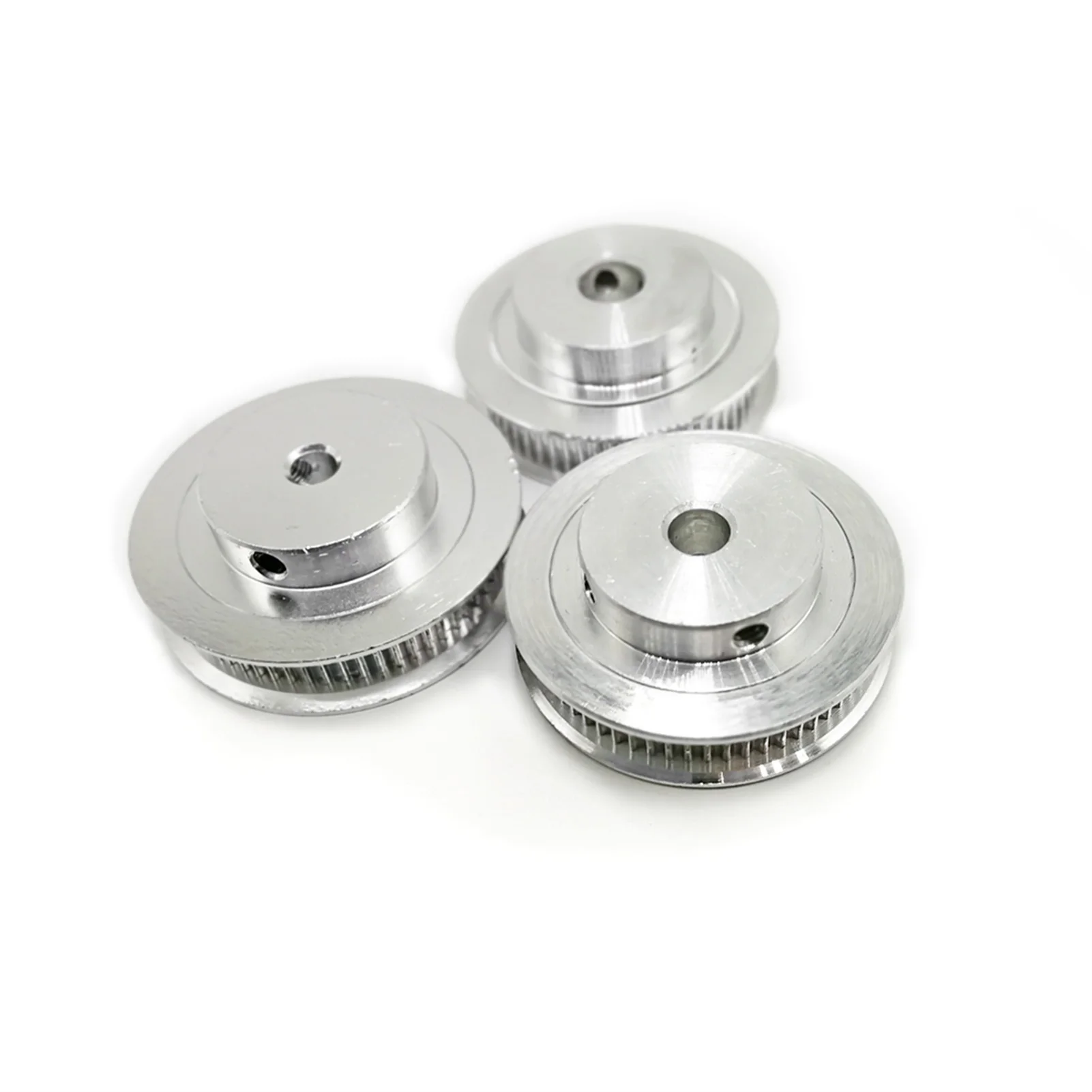 

3PCS 60 Teeth GT2 Timing Pulley, Bore 5/6/6.35/8/10/12/14/15mm, For Width 6mm GT2, Timing Belt Small Backlash 2GT Belt 60Teeth