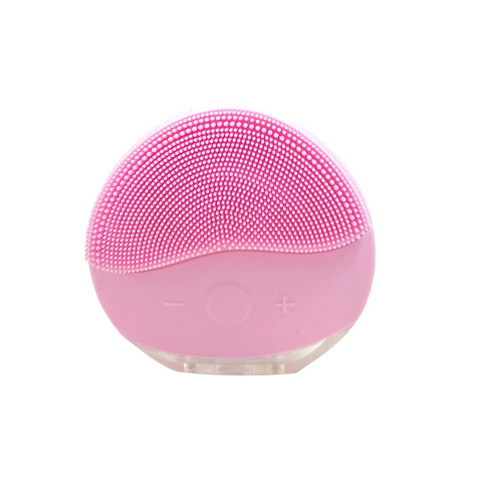 USB Charger Electric face Facial Cleansing Brush foreoing Silicone Electric Cleaner Deep Pore Cleaning Waterproof Skin Massage