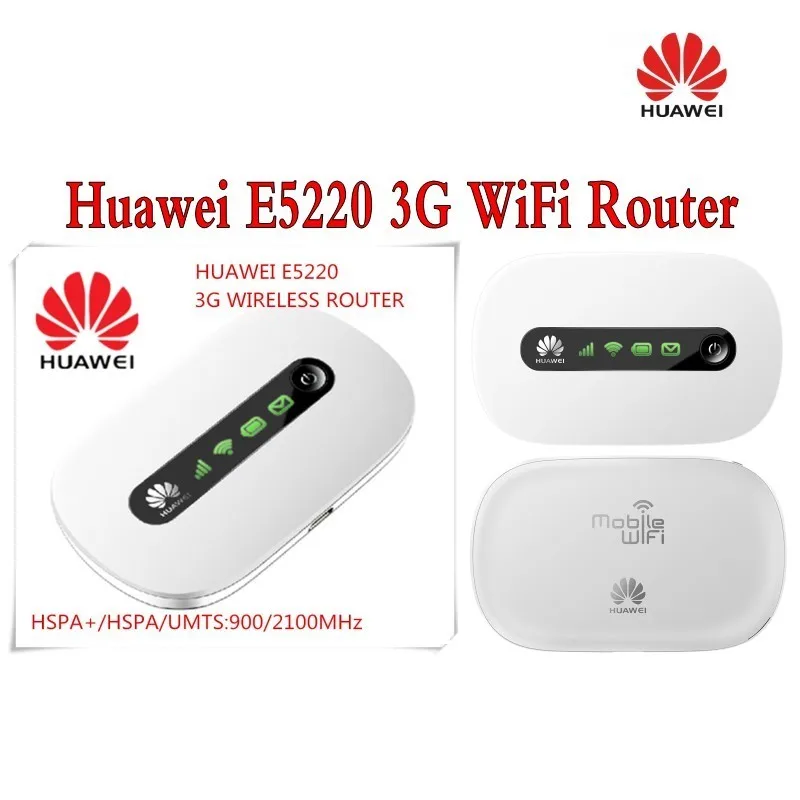 Разблокированный huawei E5220 3g Wifi беспроводной маршрутизатор мини Mifi Мобильная точка доступа Карманный автомобильный Wifi модем с слотом для sim-карты PK E5330 zte
