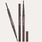 Новый водонепроницаемый двуглавый поворотный автоматический волшебный карандаш для бровей с кистью молочница косметические инструменты поставки