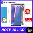 100% Оригинальный 6,7 ''дисплей Note 20 для Samsung Galaxy Note20 N980 N980F SN980FDS ЖК сенсорный экран дигитайзер Запасные части