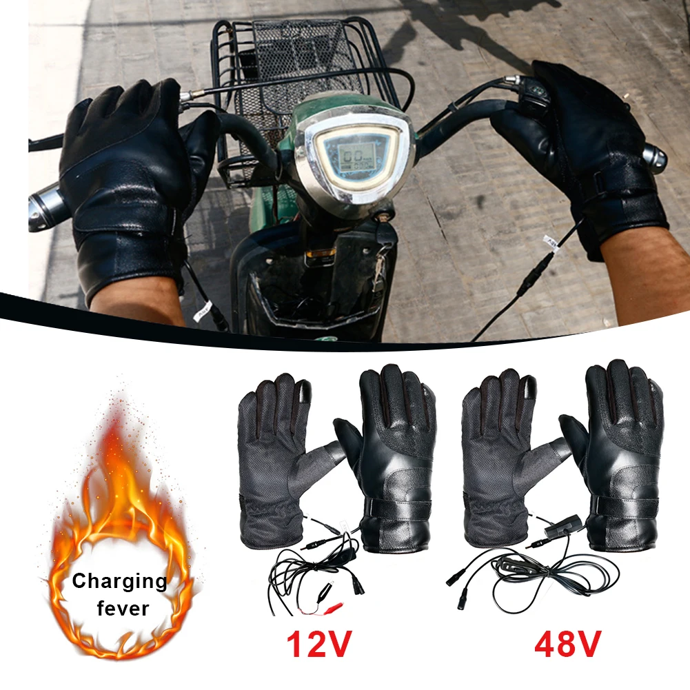 

Rechargeable Electric Heated Gloves Winter Motorcycle Gloves Motorbike Racing Riding Glove Motorcycle Cycling