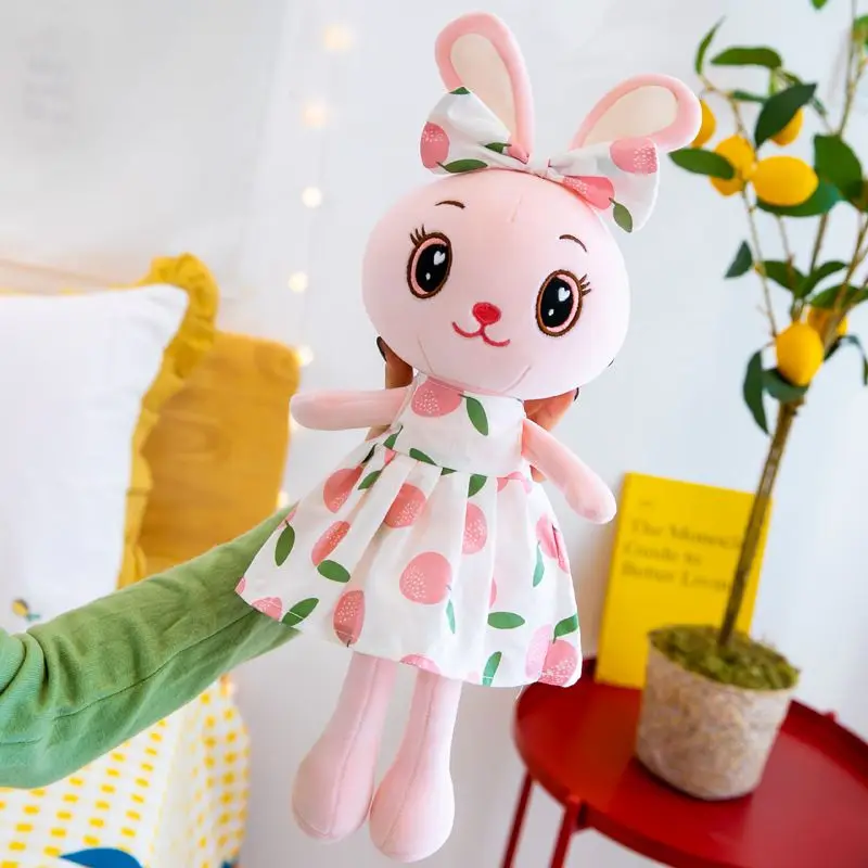 

Cute lemon rabbit plush toy rag doll doll rabbit doll bed pillow gift christmas toys bunny plush Stuffed & Plush
