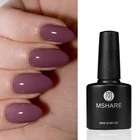 MSHARE Mauve Nails УФ-гель для ногтей фиолетовый отмачиваемый с УФ светодиодная лампа для сушки ногтей 10 мл