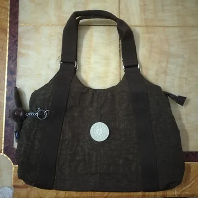 Кофе designer monkey waterproof handbags women tote brand ladies hand bags Female Nylon Mummy shoulder Bag woman purse bolsa feminina - Цвет: Кофе
