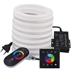 Неоновая Светодиодная лента RGB, 220 В, 110 В