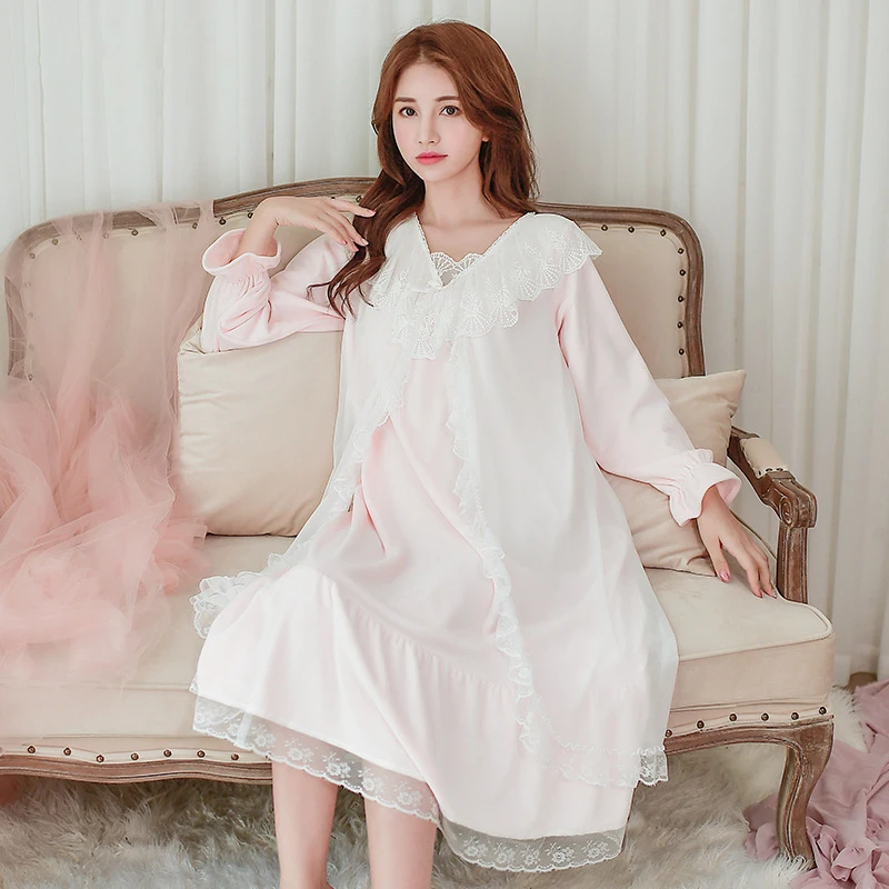 Винтажный бархатный халат кружевное Женское ночное белье пеньюар неглиже