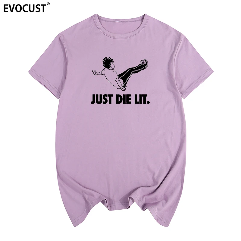 Playboi Carti just die lit винтажная классная футболка в стиле хип-хоп Harajuku 90-х графическая