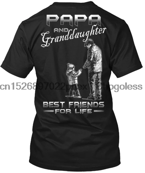  Футболка с надписью Papa And grandдочь и Best Friends For Life|Мужские футболки| |