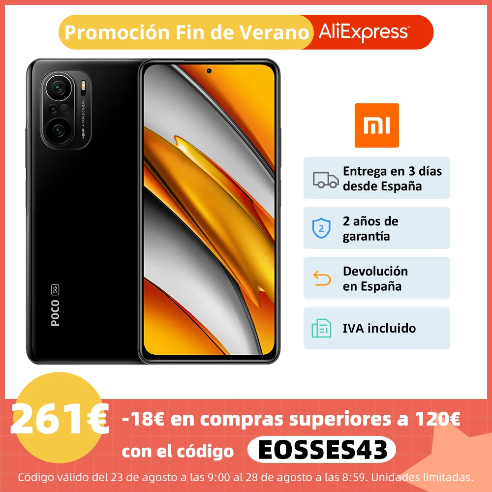 Глобальная версия POCO F3 5G мобильный телефон 6 ГБ 128 Snapdragon 870 восемь ядер 67 дюймов 120