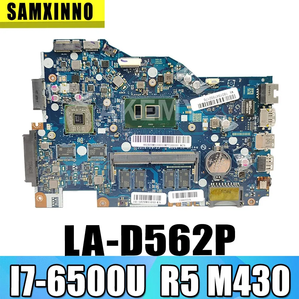 

SAMXINNO NEW 80UC for lenovo ideapad 110-14 ISK laptop motherboard UMA LA-D562P CPU(I7-6500U) DDR4-4GB FRU 5B20M41040 test