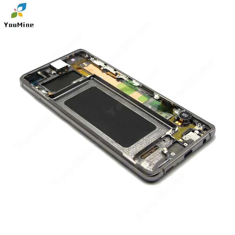 AMOLED lcd для SAMSUNG S10, ЖК-дисплей, SM-G9730, сенсорный экран, дигитайзер для SAMSUNG Galaxy S10 Plus S10+ lcd G9750