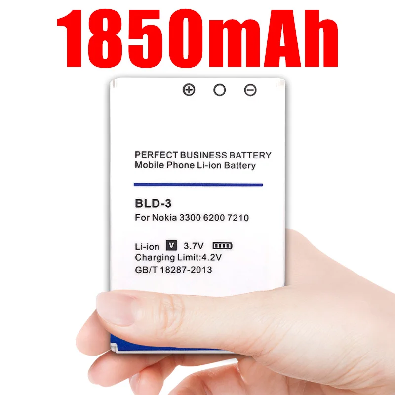 Аккумулятор для Nokia 1850 7210 3300 2100 6220 6200 6610 I6260 6610i 7250i 7250 мАч|Аккумуляторы мобильных