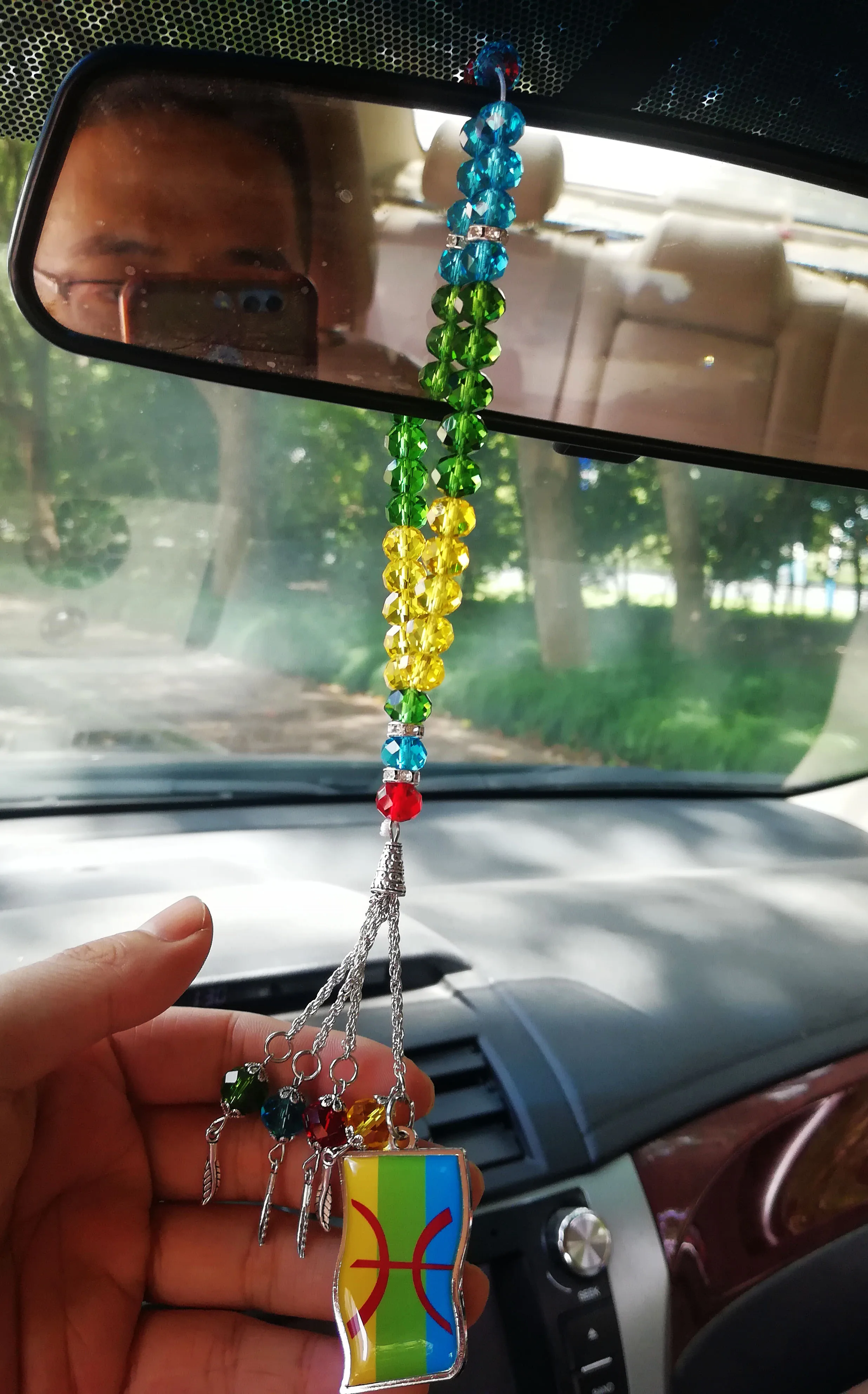 Берберский флис Nation берберской флаг четки Цепочки и ожерелья браслета Misbaha Masbaha