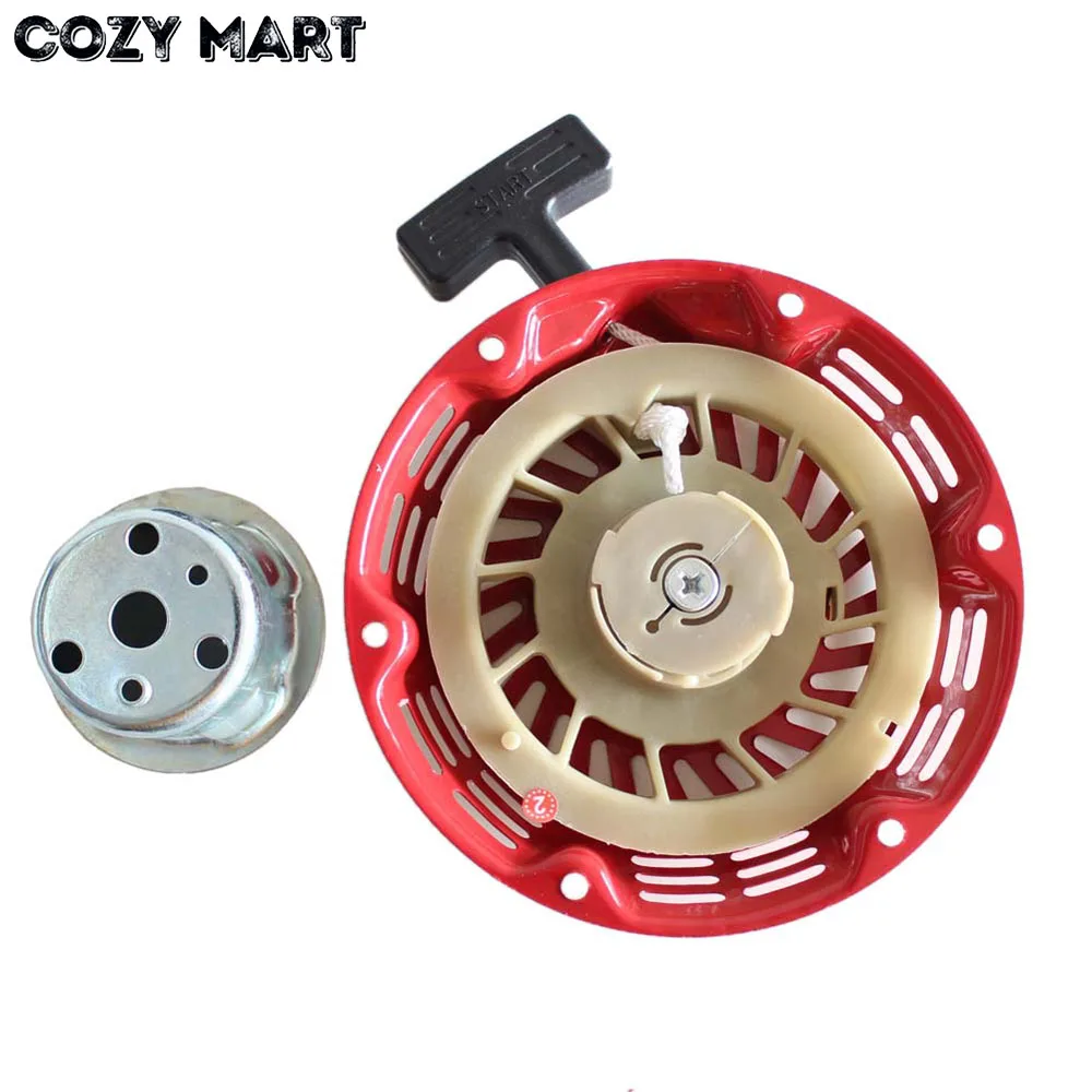 Стартер с отдачей стартера + Тяговая чаша для генератора Honda Gx120 Gx160 Gx200 5 5/6.5HP|starter