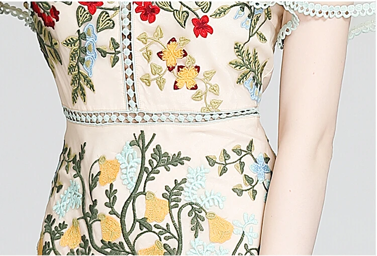 SMTHMA Новинка 2021 модное подиумное летнее платье для женщин с расклешенными