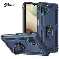 for samsung galaxy a12 case for sm a125f sm a125m luxury 3d combo armor case metal phone back cover fundas coque capa etui