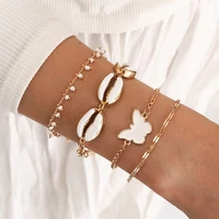 yada new ins white butterfly braceletsbangles for women shell pulseira feminina charm crystal jewelry trendy bracelet bt200379