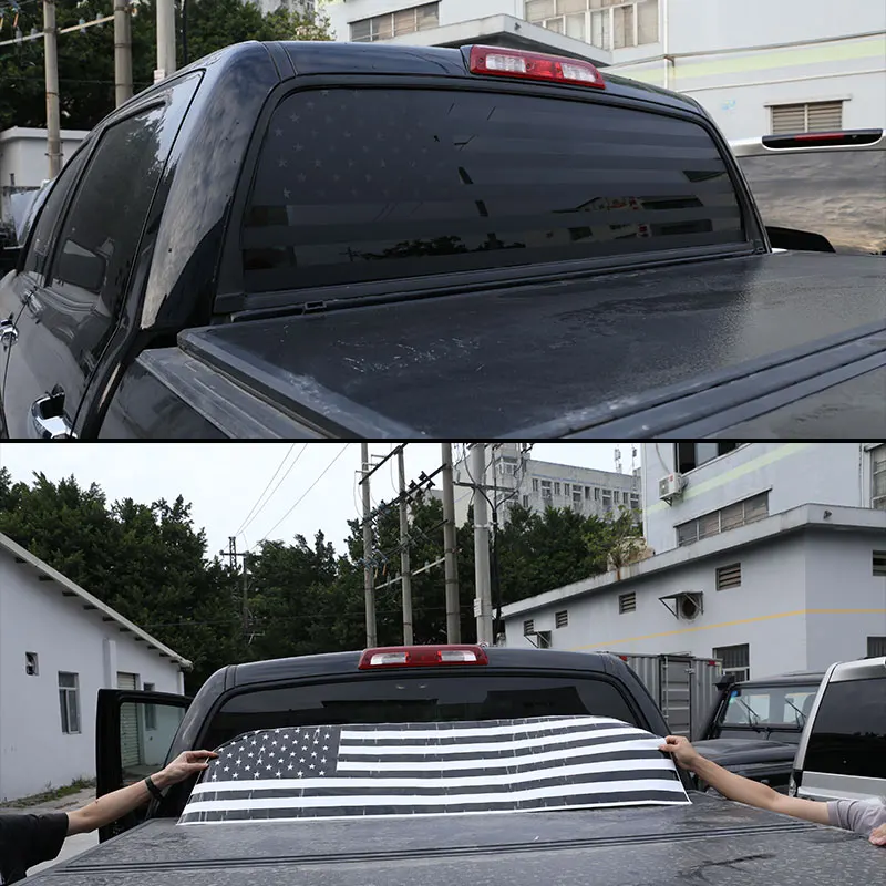 

Для 14-21Toyota Tundra автостайлинг пикапы задние окна американский флаг виниловая наклейка детали внешние автомобильные аксессуары