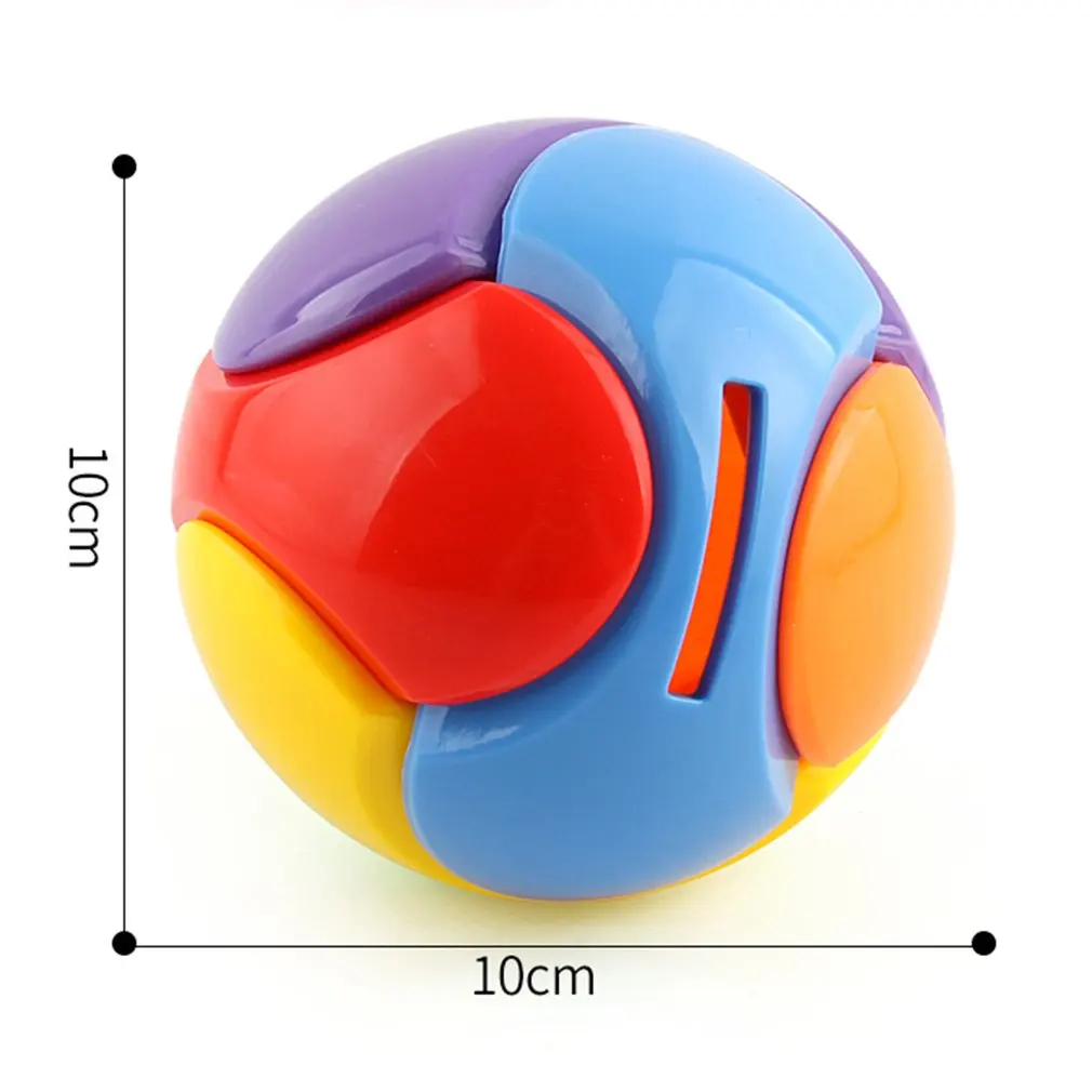 

OCDAY 1 Set 10cm Funny Assembly Ball DIY Toy Baby Kids Colorful Grasping Ball Early Educational DIY Handwork Puzzle Kids Toys
