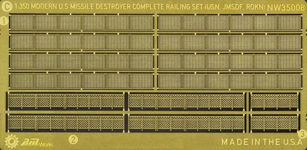 Масштаб 1/350 перила: Современные Напольные контейнеры для США NW35008 наборы моделей