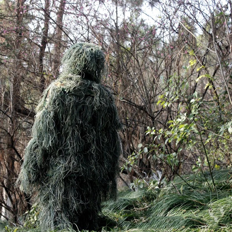 Камуфляжный военный тактический Костюм Ghillie уличная охотничья Боевая куртка CS