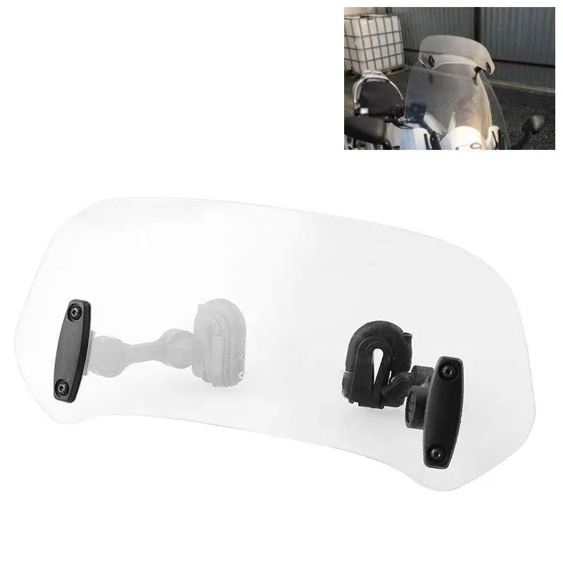Прозрачный мотоцикл Risen Регулируемый ветер экран лобовое стекло спойлер