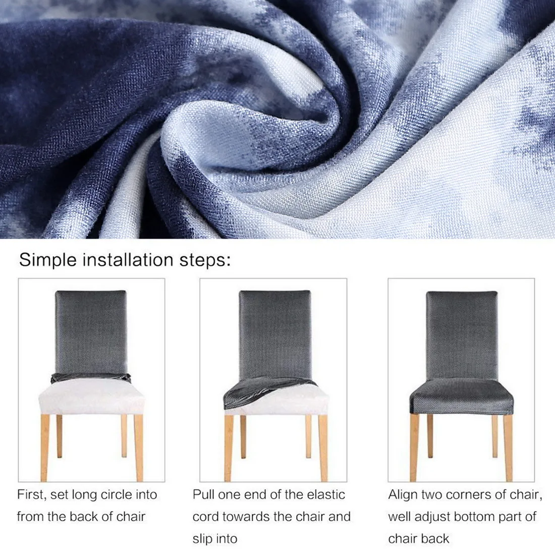 1/2 шт. однотонный Чехол для стула спандекс эластичный чехол кухни Свадьба Банкет