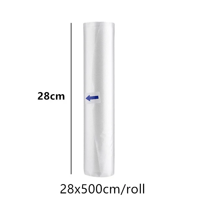 28cm 1roll Пищевая вакуумная упаковочная машина для пищевых продуктов, электрическая автоматическая вакуумная упаковочная машина - Цвет: 28cm 1roll