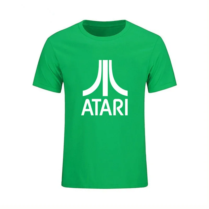

Hot 2021 ATARI Summer Fashion Short Sleeve O Neck Men T-Shirt Cool Printed Clothing Tops Cotton Tees Camisetas Mujer