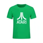 Лидер продаж 2021, летняя модная мужская одежда ATARI с коротким рукавом и круглым вырезом, топы, хлопковые футболки, женские футболки
