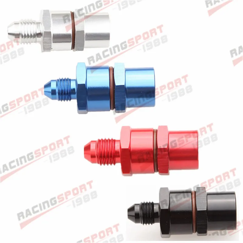 4AN Male To 4AN Female High Flow Billet Turbo Oil Feed Line Filter 150 Micron