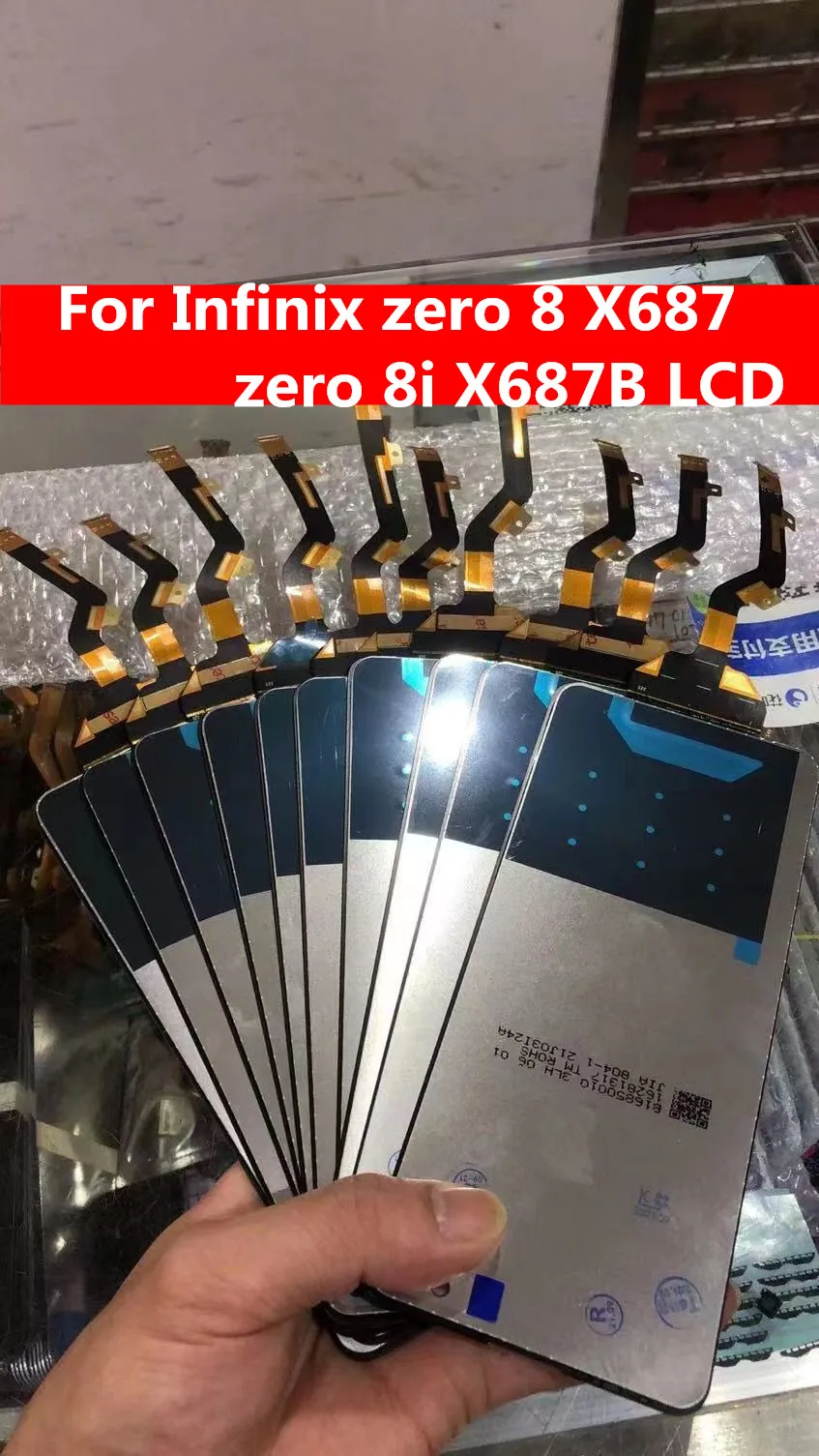 ЖК-дисплей 6 85 &quotдля Infinix Zero 8 X687 сенсорный экран с дигитайзером для infinix 8i X687B