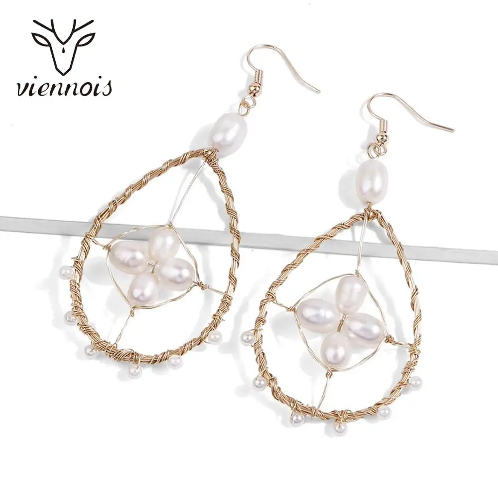 Серьги подвески с имитацией жемчуга 2019|Серьги-подвески| |