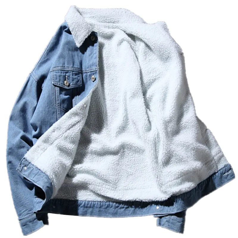 Новинка 2019 зимняя мужская повседневная бархатная Толстая теплая джинсовая