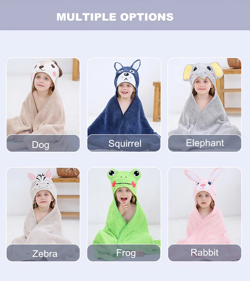 Детское одеяло одежда для мальчиков и девочек детские Банные полотенца с