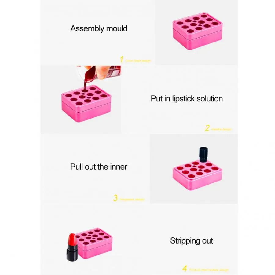 12 отверстий 9 3 мм сделай сам форма для заполнения помады из алюминиевого сплава