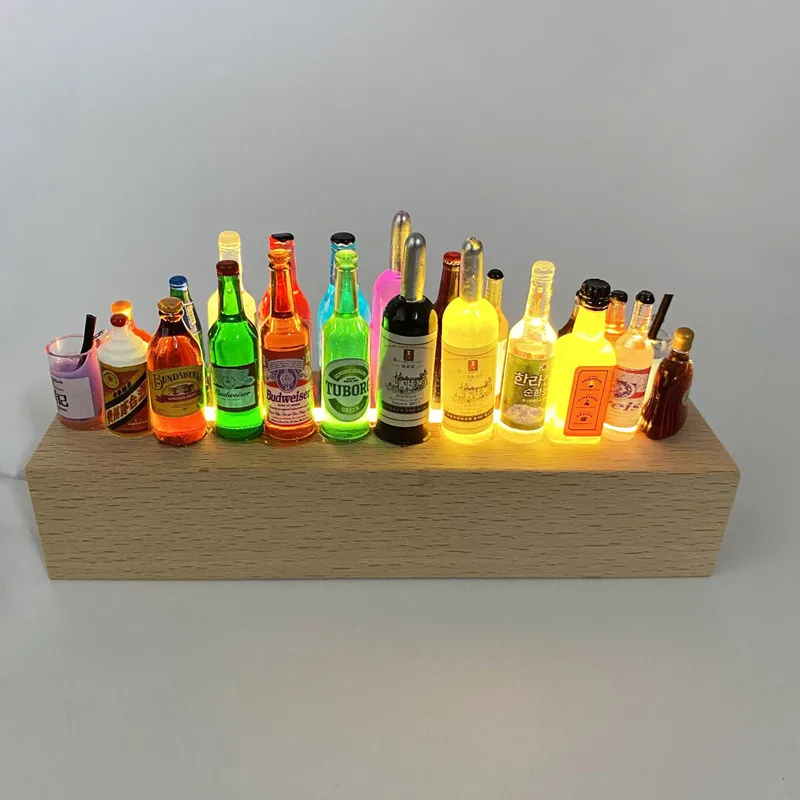 

DIY Bottled Creative Night Light Bedside Car Bar Ktc Decorative Table Lamp USB Charging Night Light Holiday Gift Free Shipping