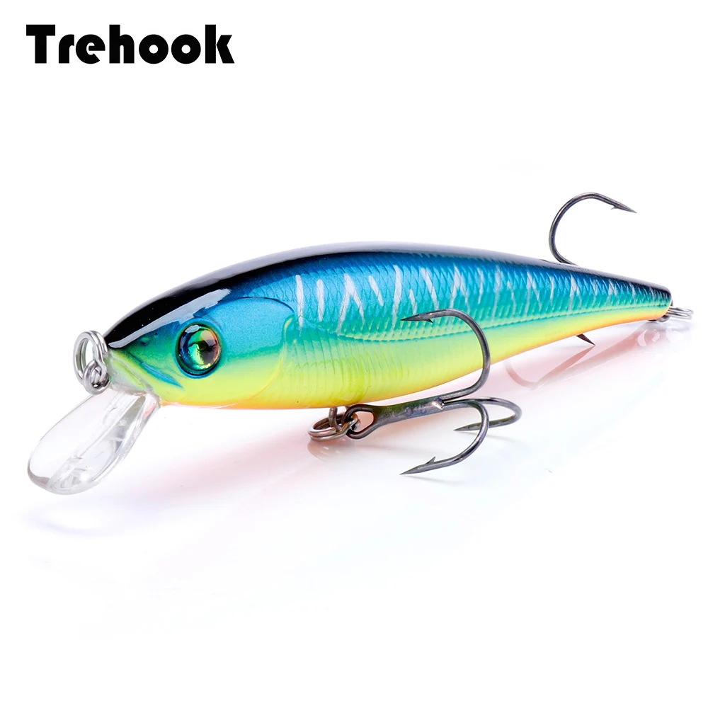 TREHOOK 10 см 15 г японская голографическая блесна приманка плавающая Crankbait гольян