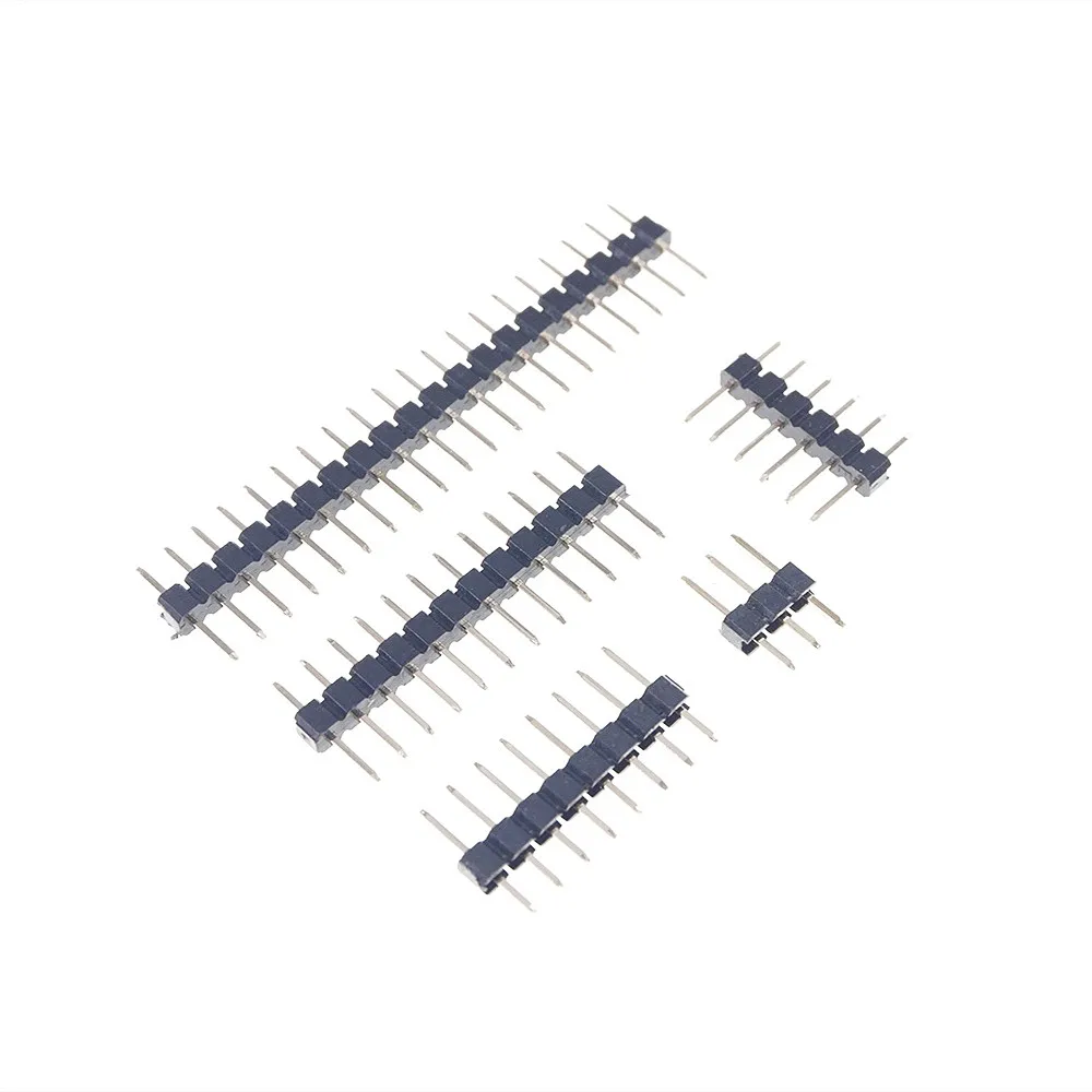 1000 pcs 1x6 P 6 Pin 1.27 mm PCB Male Header Single row Straight PCB Through Hole Pin Headers Rohs Lead Free images - 6