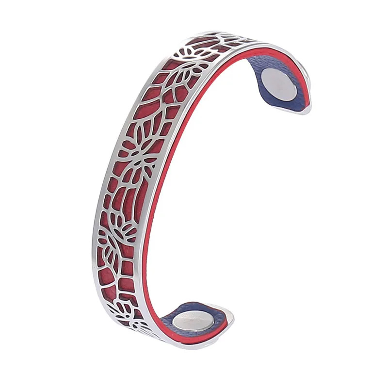 001 Cremo DIY Браслеты-манжеты для женщин Bijoux Yoiumit браслет из нержавеющей стали Manchette Femme Реверсивные кожаные ювелирные изделия - Окраска металла: 001