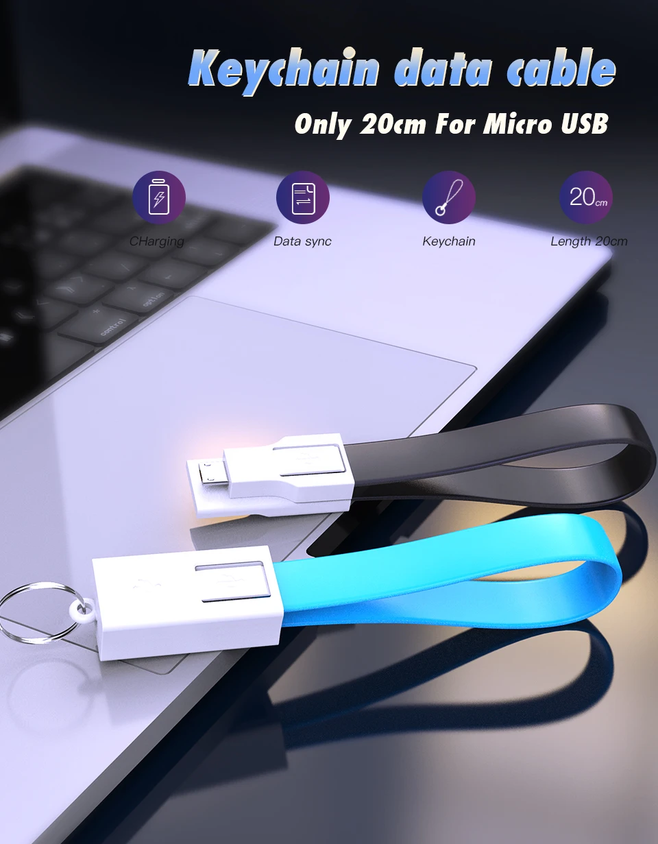 ACCEZZ внешний аккумулятор USB кабель Micro для samsung Galaxy S7 S6 Edge Xiaomi Redmi 7A короткая Быстрая зарядка данных синхронизировать мобильный телефон провод