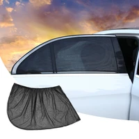 1 pc automobile sun block car windows protective film black mesh heat insulated sunblocking side window uv sun protect curtain