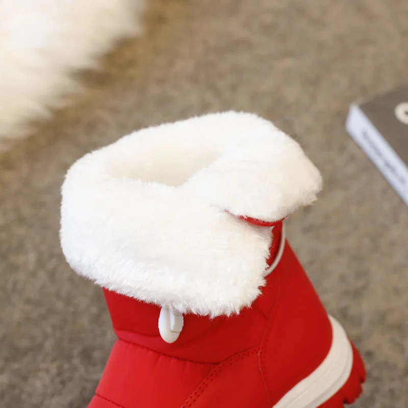 2021 зимние ботинки для снежной погоды детская Водонепроницаемая повседневная