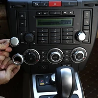 for land rover freelander 2 2007 2015 abs matte chrome car air conditioning knob ring trim interior car accessories