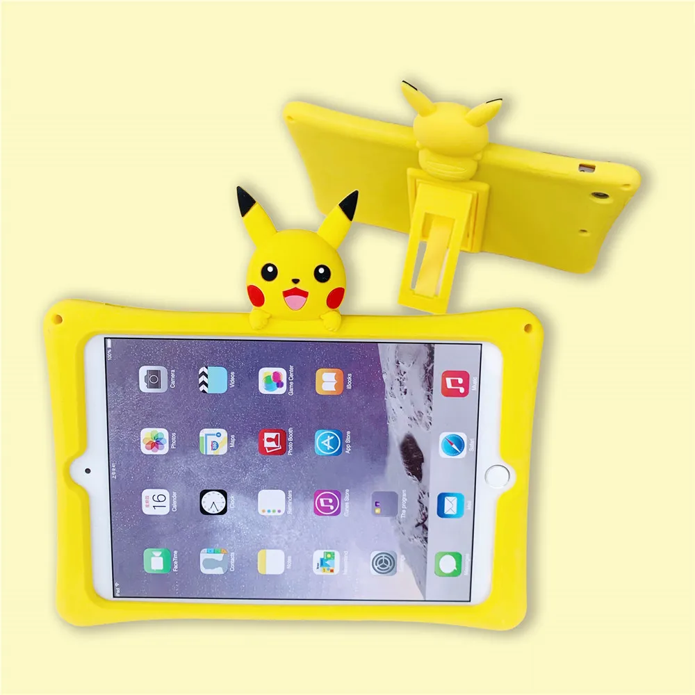 Детский чехол для iPad 10 2 9 7 '' силиконовый с подставкой планшета Pro Air 3 4 5 6 Mini1
