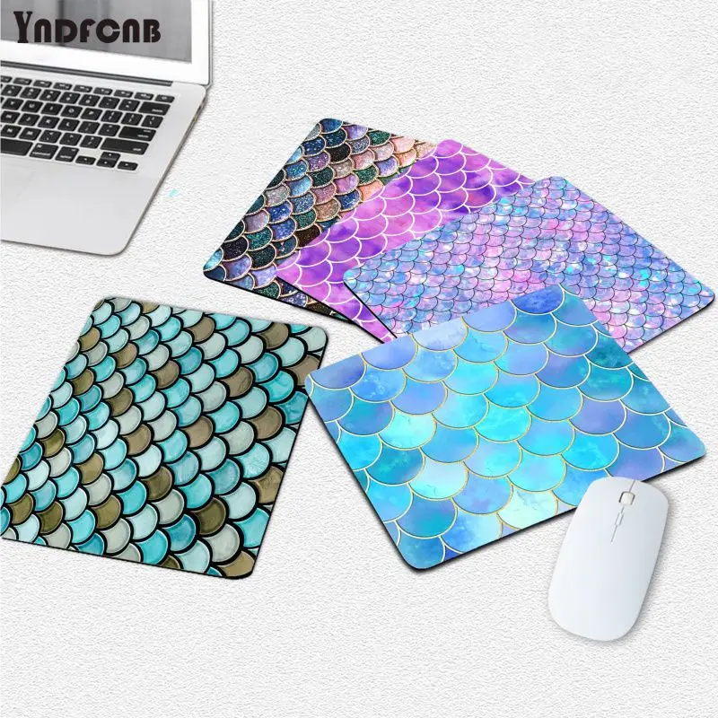 

YNDFCNB Simple Design Mermaid Scales High Speed New Mousepad for CS GO Smooth Writing Pad Desktops Mate gaming mouse pad