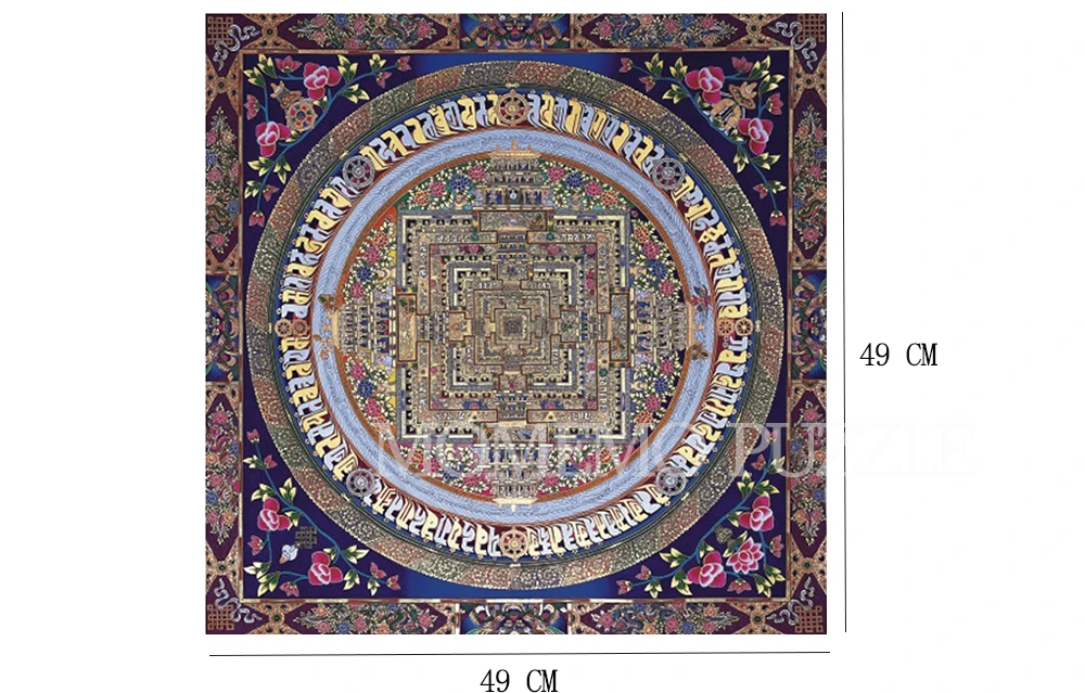MOMEMO Thangka Пазл 1000 штук черная карточка бумажные головоломки игрушки для взрослых китайская художественная краска Дети образовательные головоломки